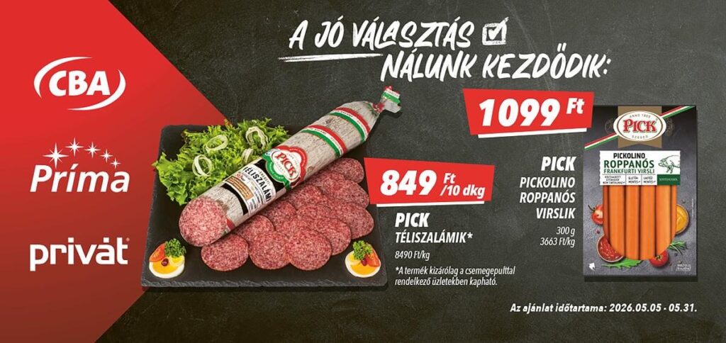cba - A jövőbeli CBA akciós újság keddtől 2026.05.05.-tól vasárnaptól 2026.05.31.-ig érvényes. - page: 3