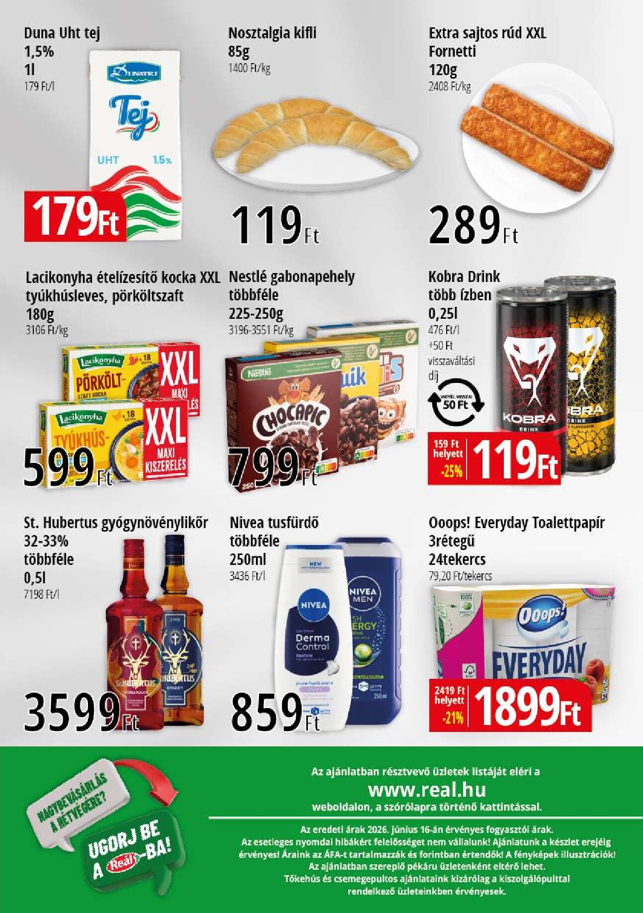 real - A jövőbeli Reál - Kisalföld akciós újság csütörtöktől 2026.06.25.-tól vasárnaptól 2026.06.28.-ig érvényes. - page: 2