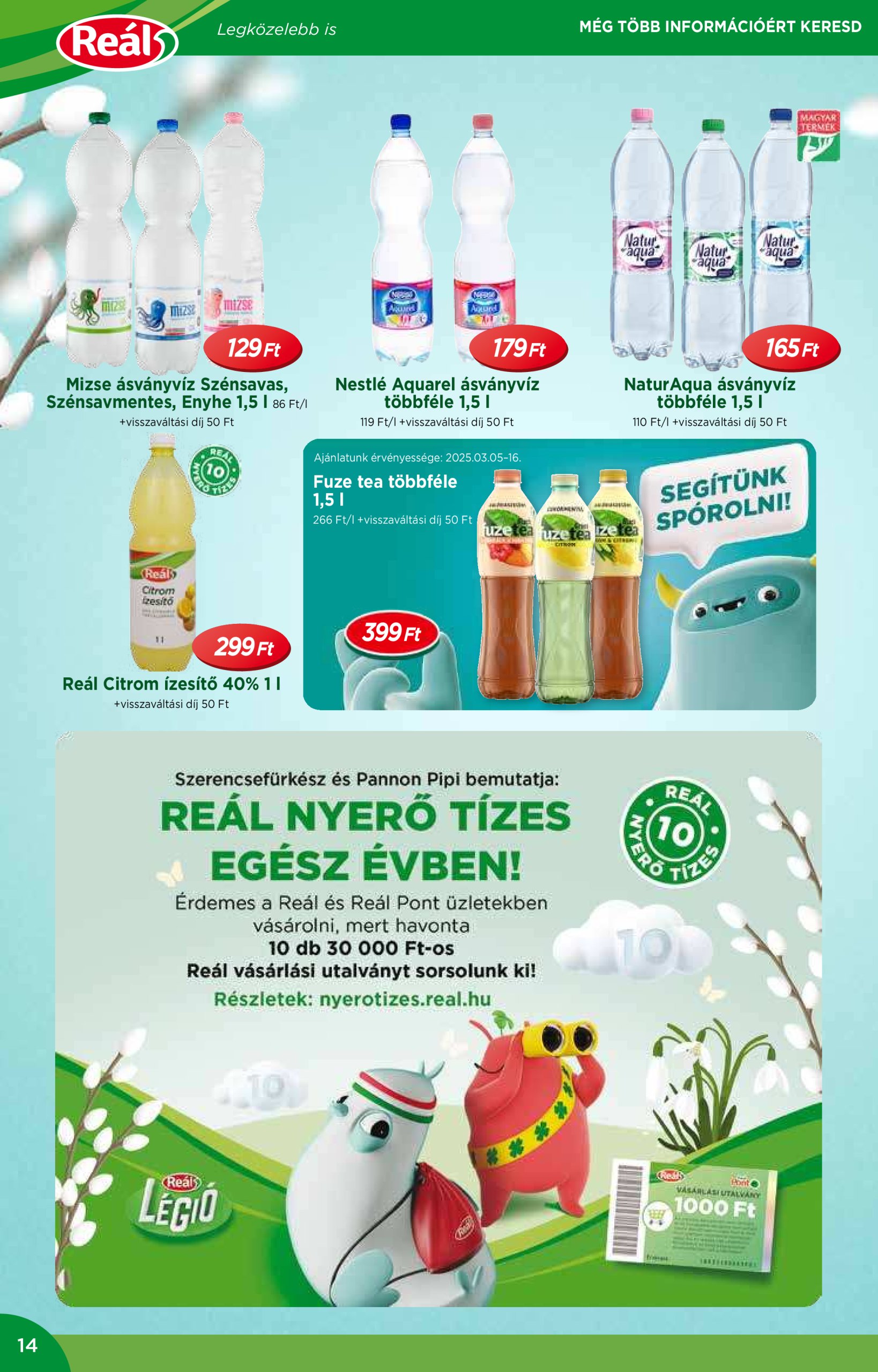 real - Reál akciós újság, érvényes 03.05. - 03.16. - page: 14