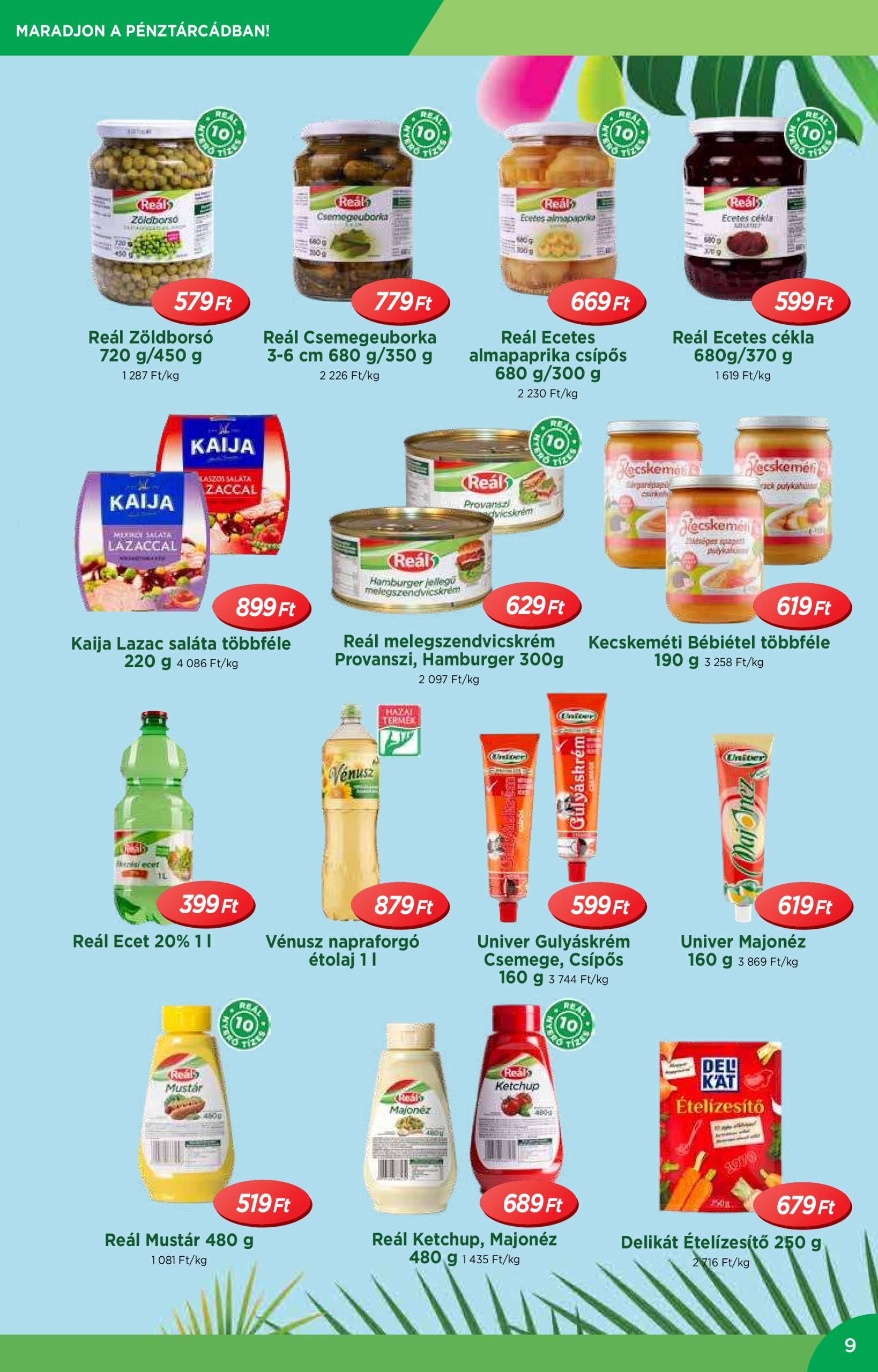 real - Reál akciós újság, érvényes 06.04. - 06.15. - page: 9