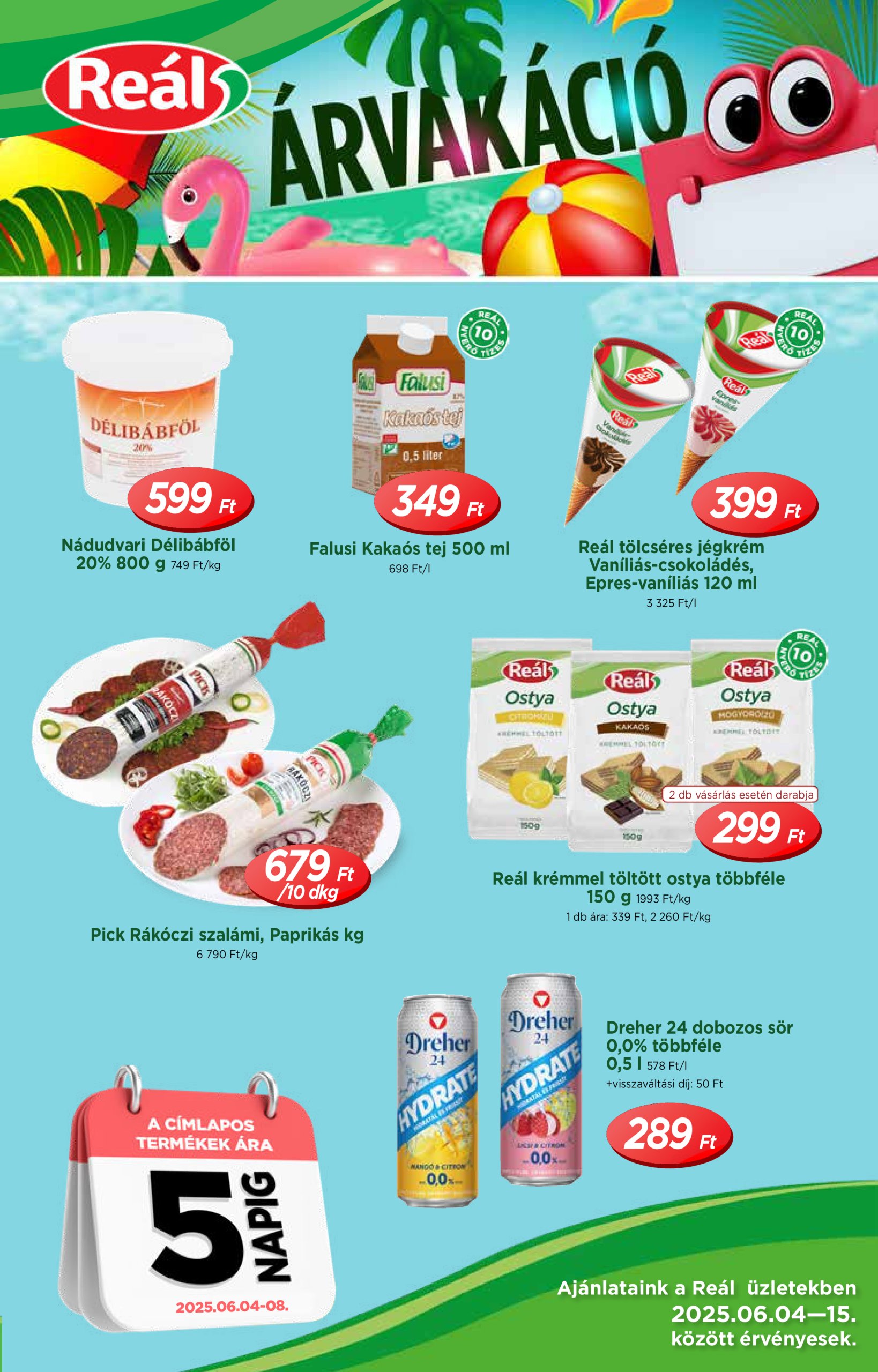 real - Reál akciós újság, érvényes 06.04. - 06.15.