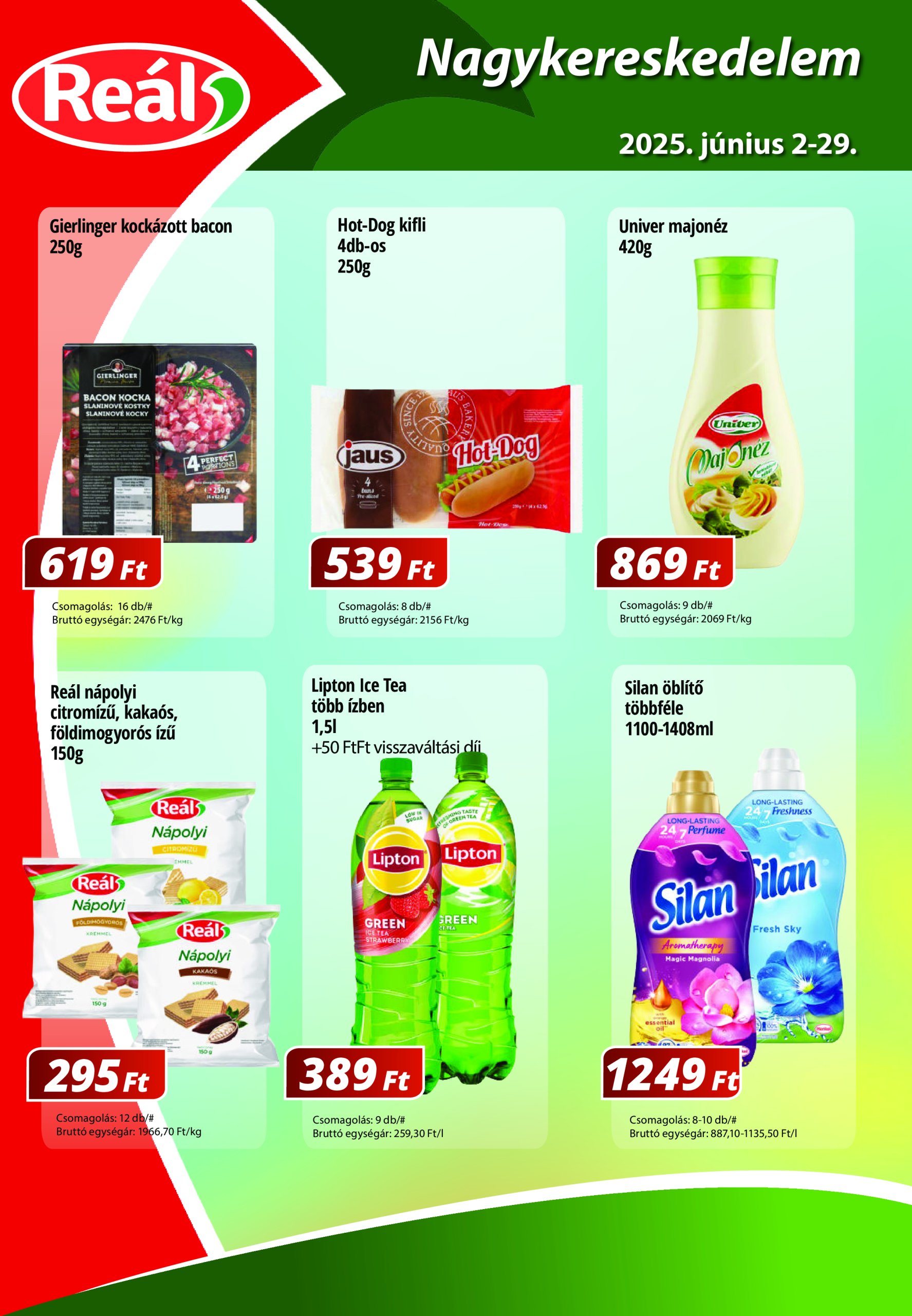 real - Reál - Nagyker Újság akciós újság, érvényes 06.02. - 06.29.