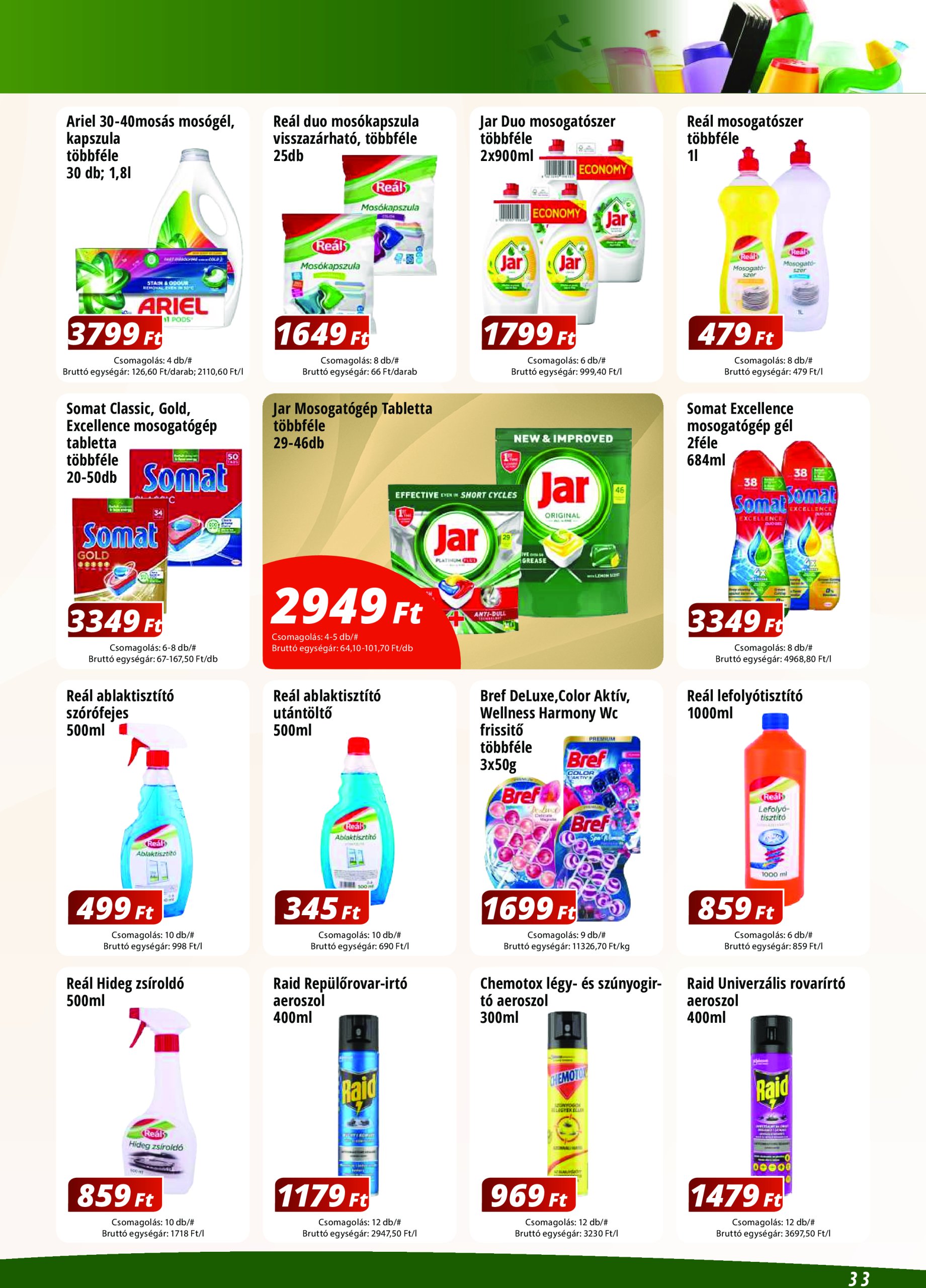 real - Reál - Nagyker Újság akciós újság, érvényes 06.02. - 06.29. - page: 33