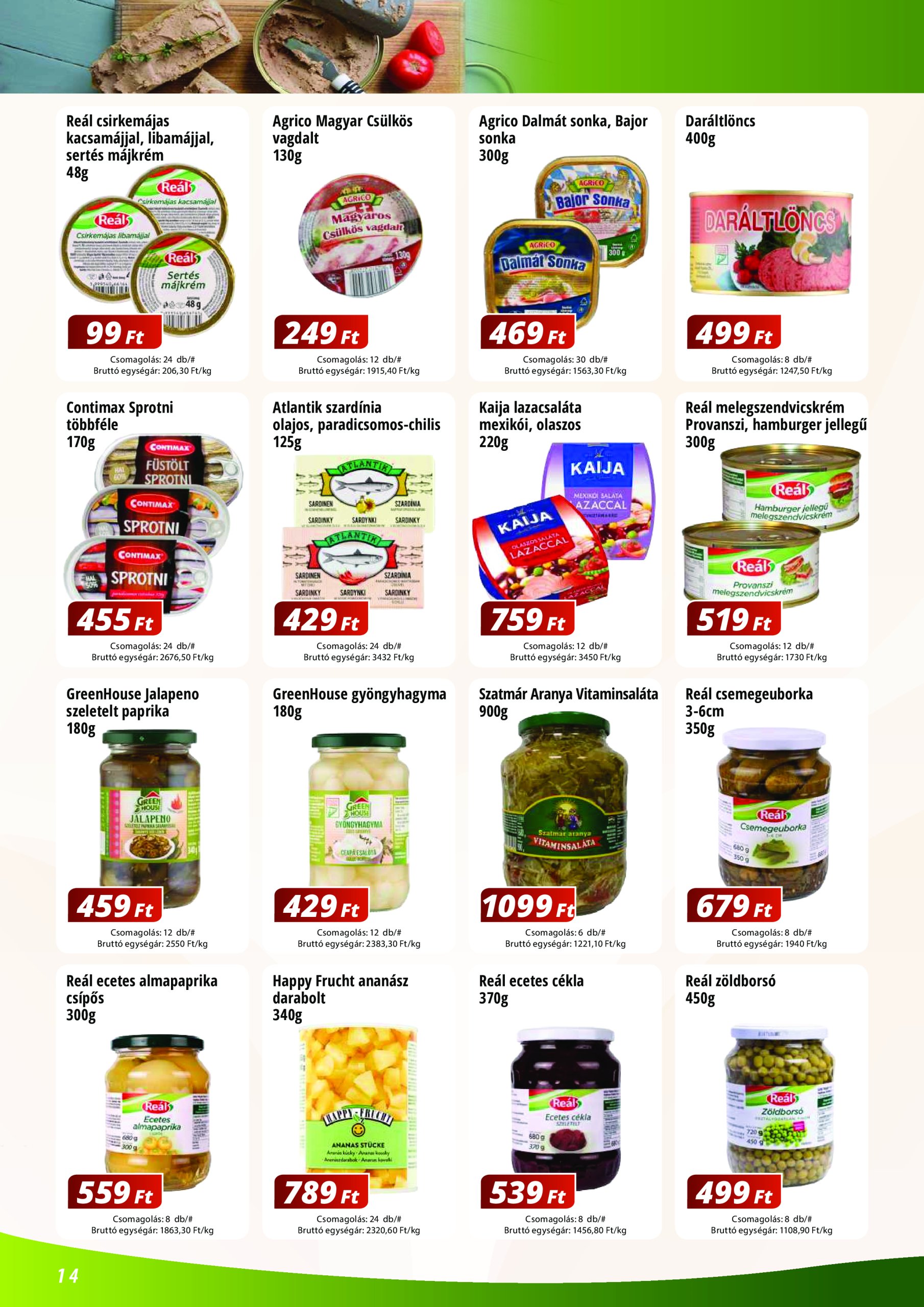 real - Reál - Nagyker Újság akciós újság, érvényes 06.02. - 06.29. - page: 14