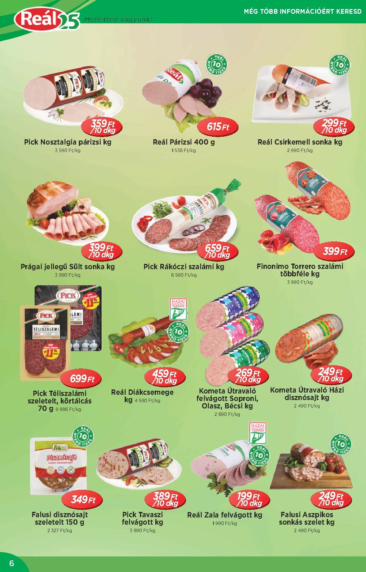 real - Reál - Országos Ajánlatok akciós újság, érvényes 01.14. - 01.25. - page: 6