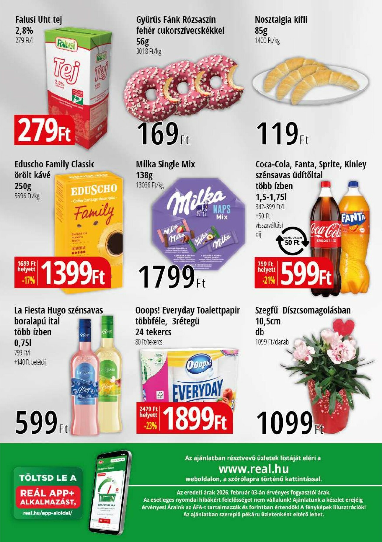 real - Reál - Kisalföld akciós újság, érvényes 2026.02.12. - 2026.02.15. - page: 2