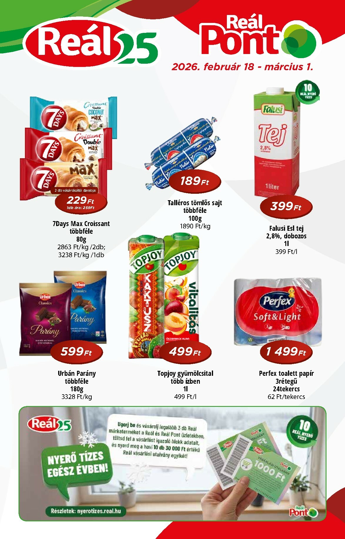 real - Reál - Pont Újság akciós újság, érvényes 2026.02.18. - 2026.03.01.