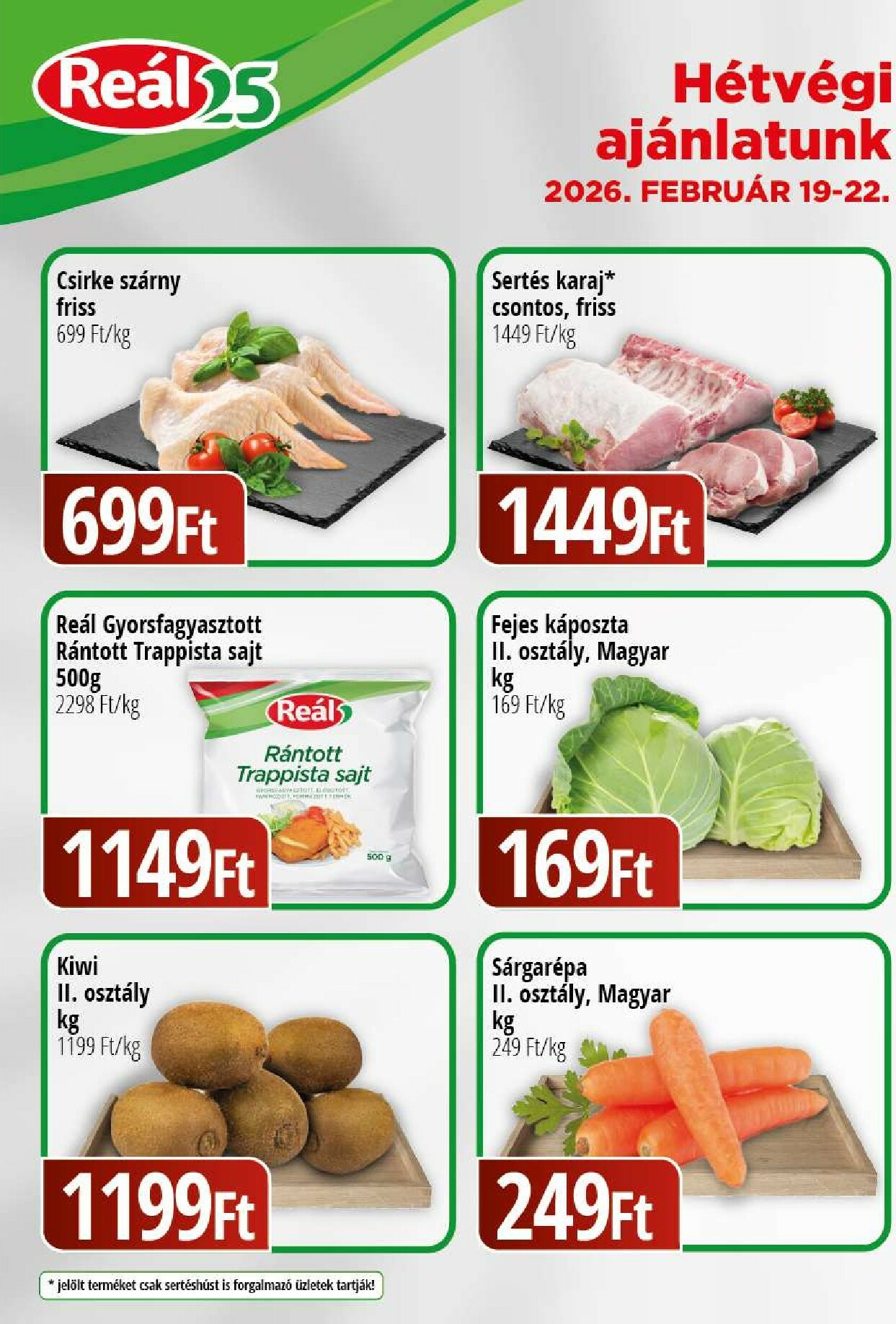 real - Reál - Pest akciós újság, érvényes 2026.02.19. - 2026.02.22.