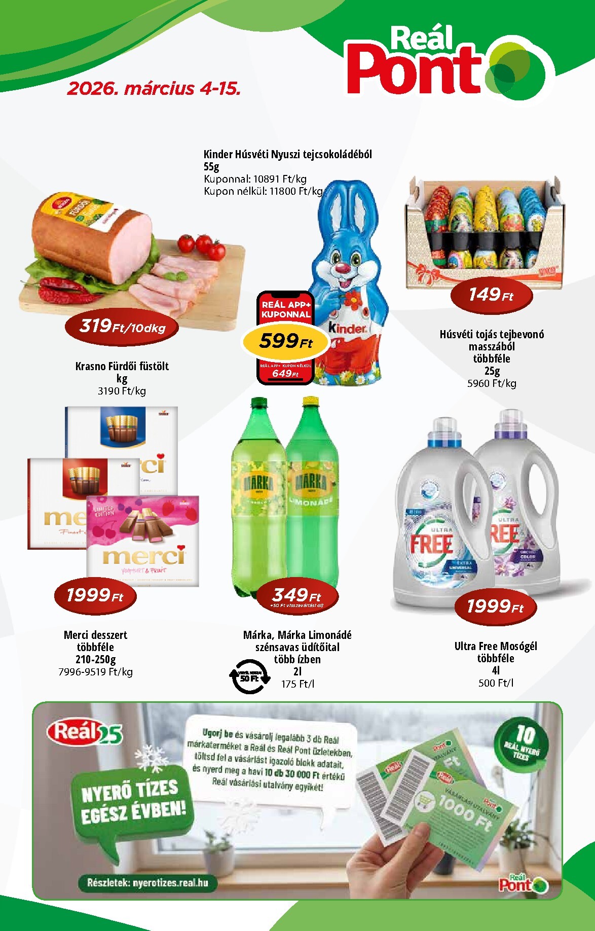 real - Reál - Pont akciós újság, érvényes 2026.03.04. - 2026.03.15.