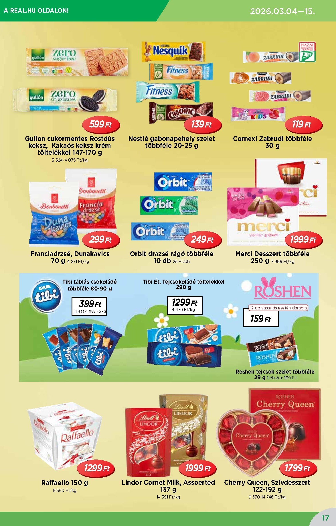 real - Reál - Országos Ajánlatok akciós újság, érvényes 2026.03.04. - 2026.03.15. - page: 17