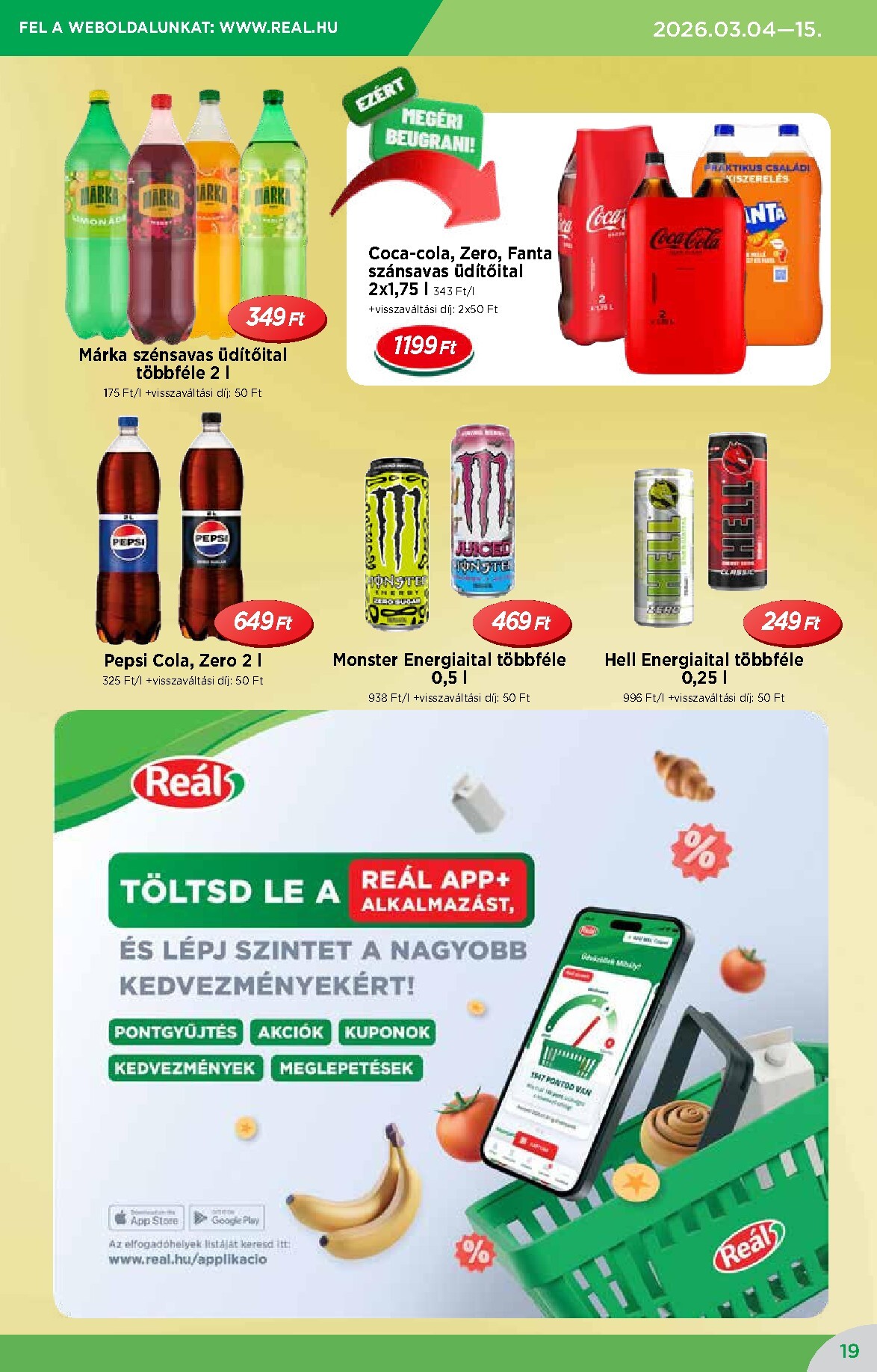 real - Reál - Országos Ajánlatok akciós újság, érvényes 2026.03.04. - 2026.03.15. - page: 19