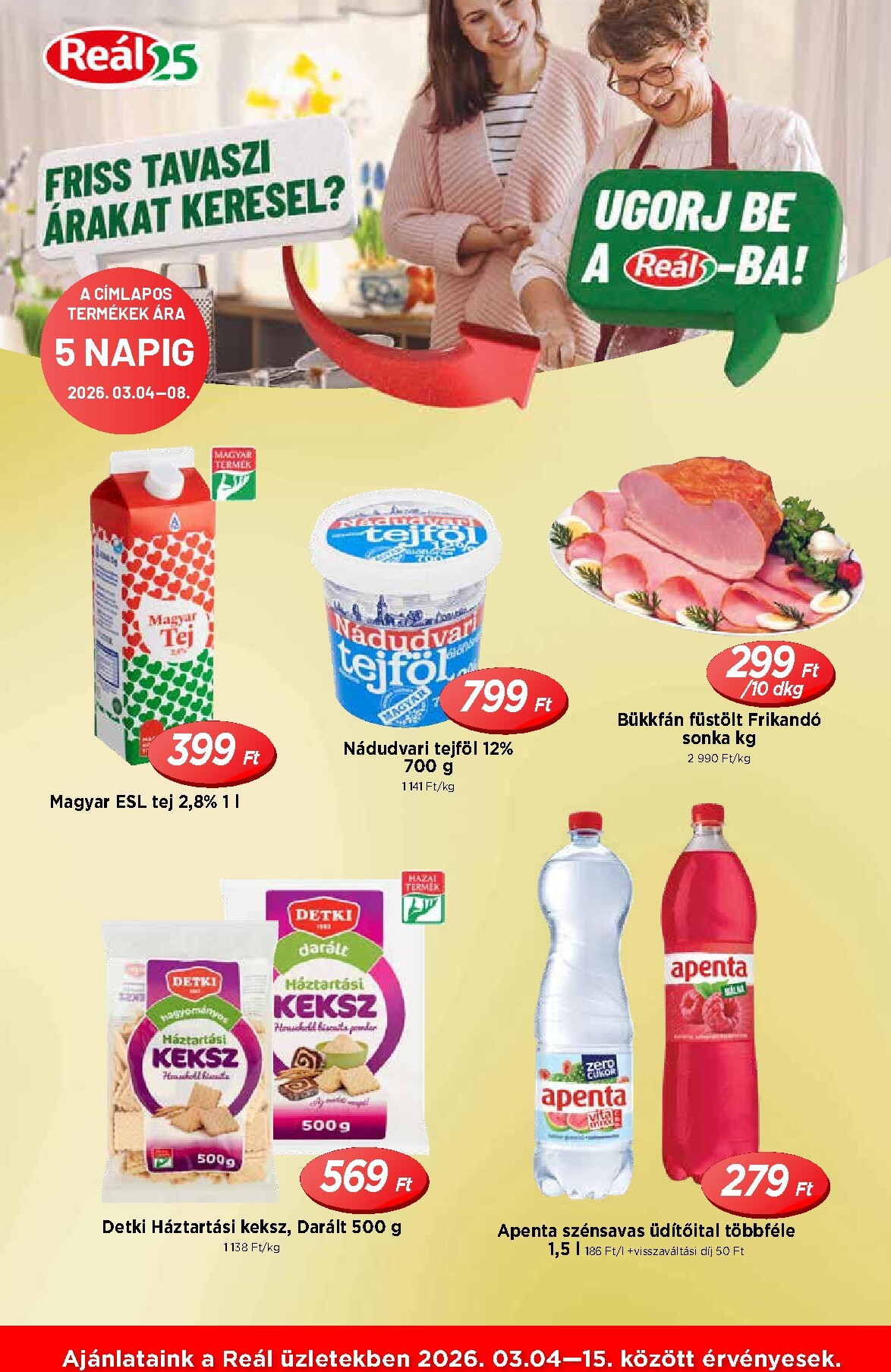 real - Reál - Országos Ajánlatok akciós újság, érvényes 2026.03.04. - 2026.03.15.