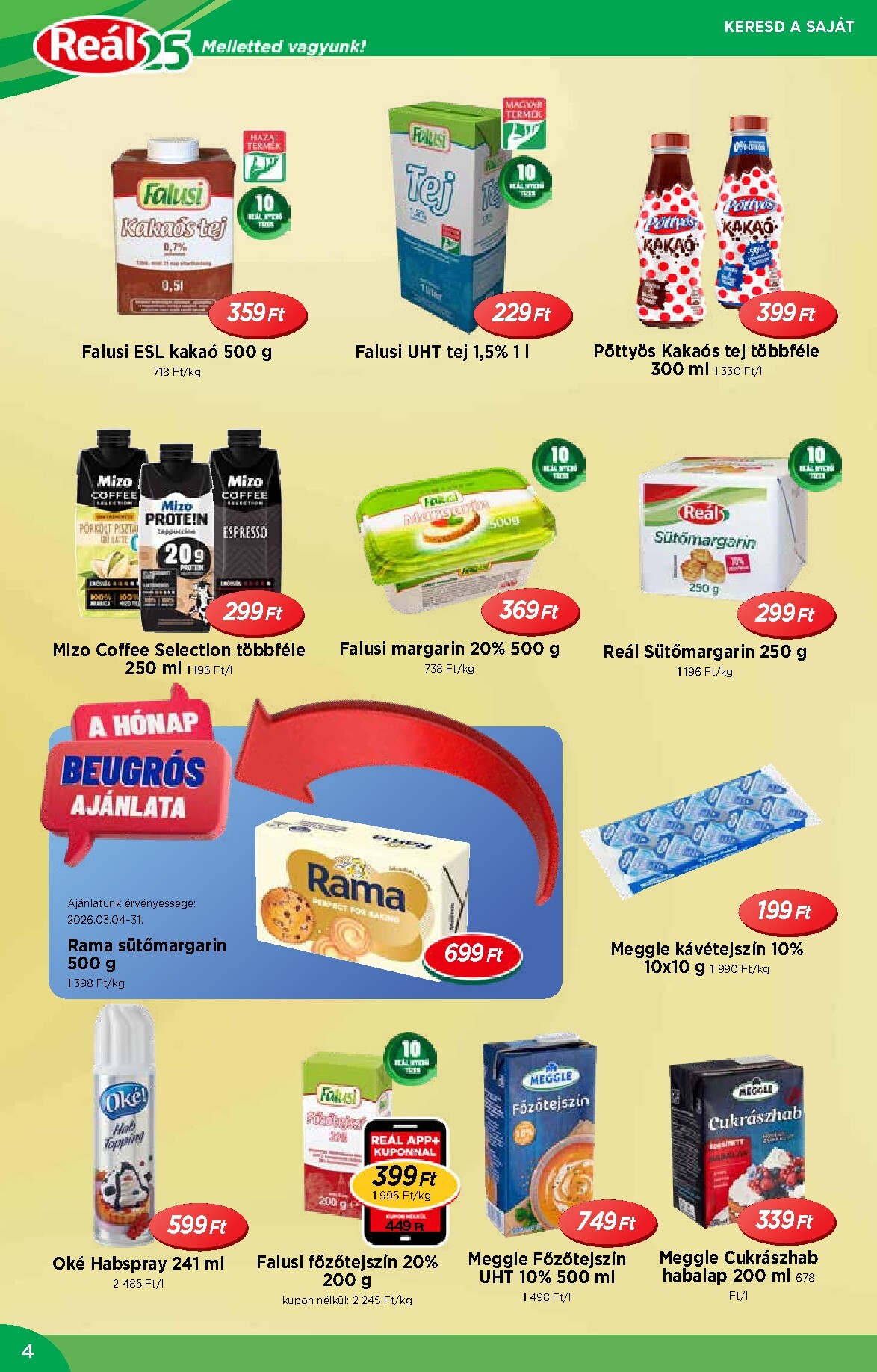 real - Reál - Országos Ajánlatok akciós újság, érvényes 2026.03.04. - 2026.03.15. - page: 4
