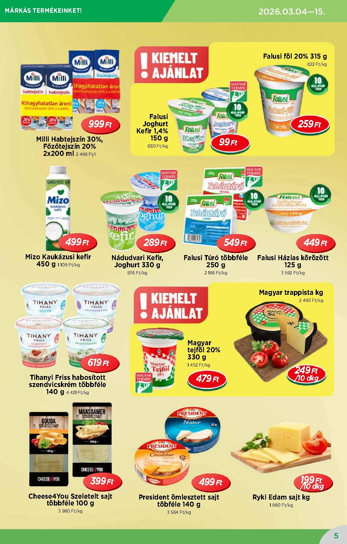 real - Reál - Országos Ajánlatok akciós újság, érvényes 2026.03.04. - 2026.03.15. - page: 5