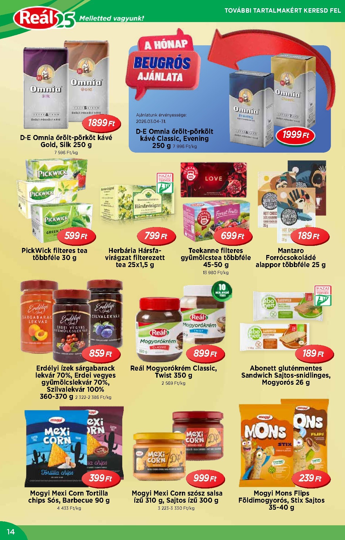 real - Reál - Országos Ajánlatok akciós újság, érvényes 2026.03.04. - 2026.03.15. - page: 14