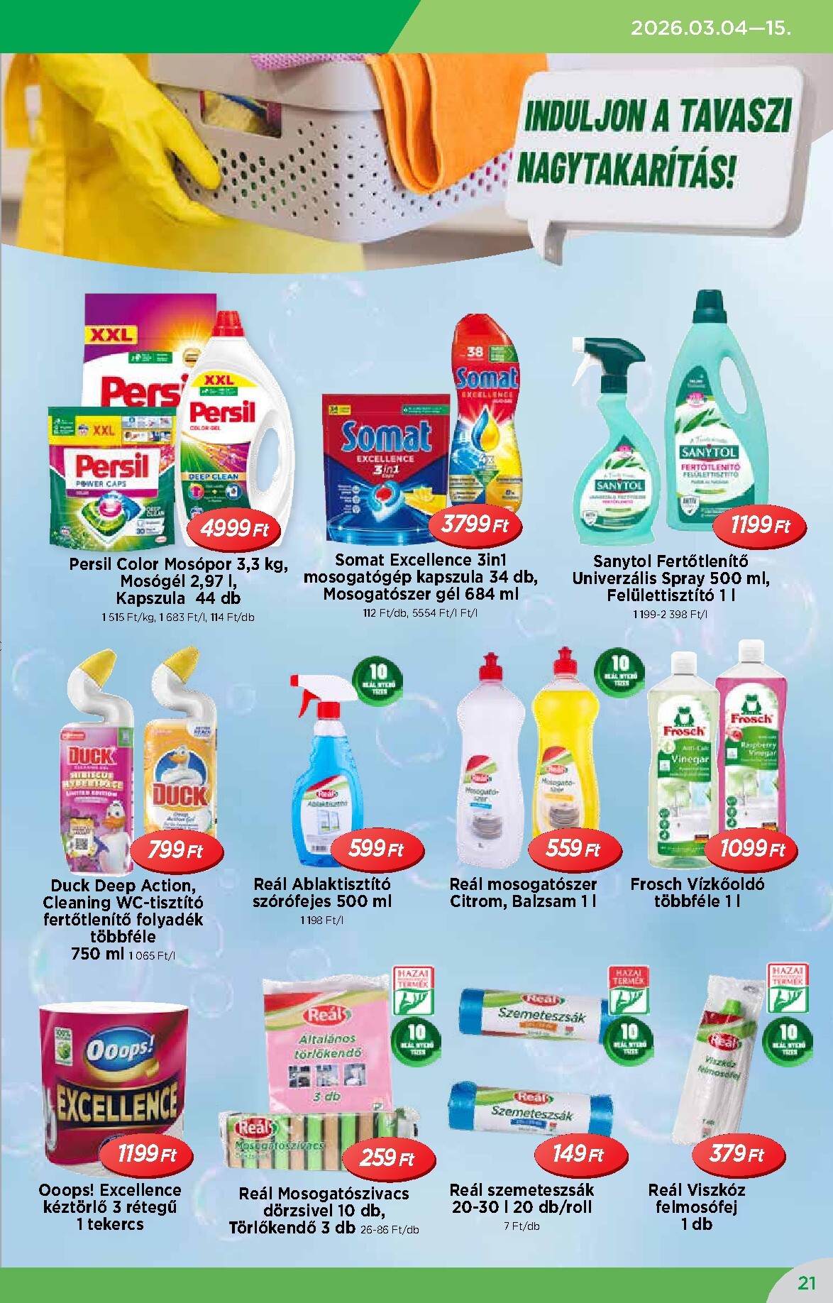 real - Reál - Országos Ajánlatok akciós újság, érvényes 2026.03.04. - 2026.03.15. - page: 21