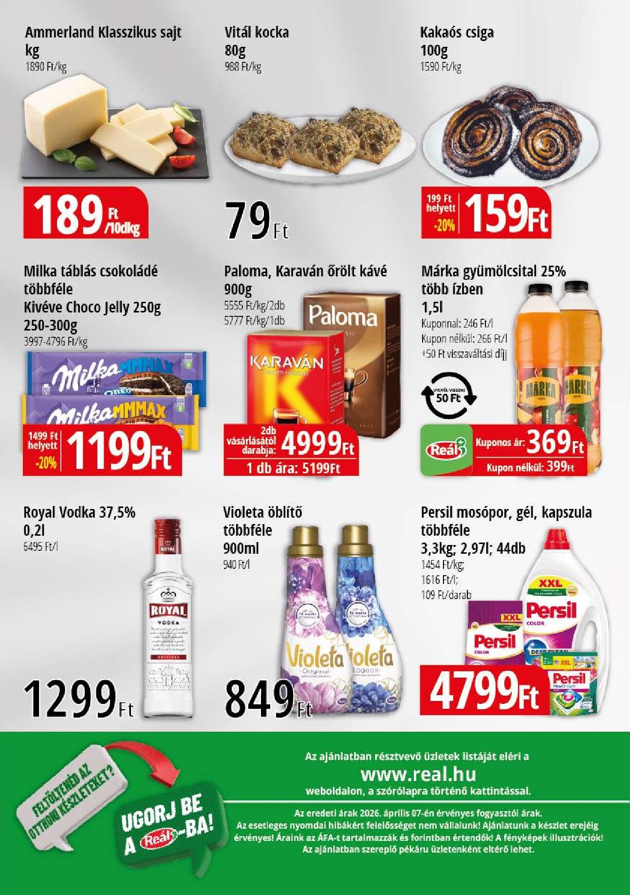 real - A jövőbeli Reál - Kisalföld akciós újság csütörtöktől 2026.04.16.-tól vasárnaptól 2026.04.19.-ig érvényes. - page: 2