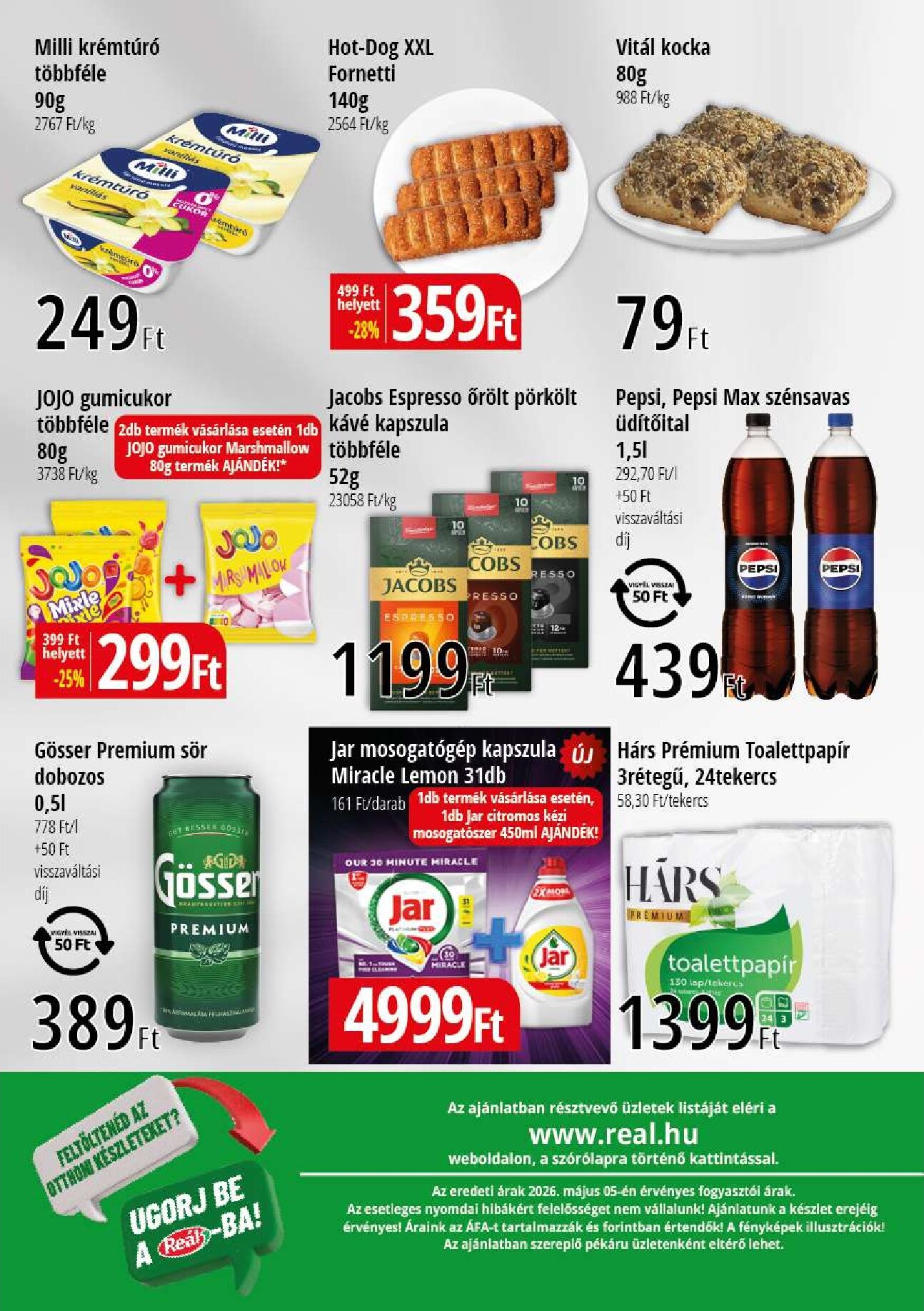 real - A jövőbeli Reál - Kelet, Alfi, Ker akciós újság csütörtöktől 2026.05.14.-tól vasárnaptól 2026.05.17.-ig érvényes. - page: 2