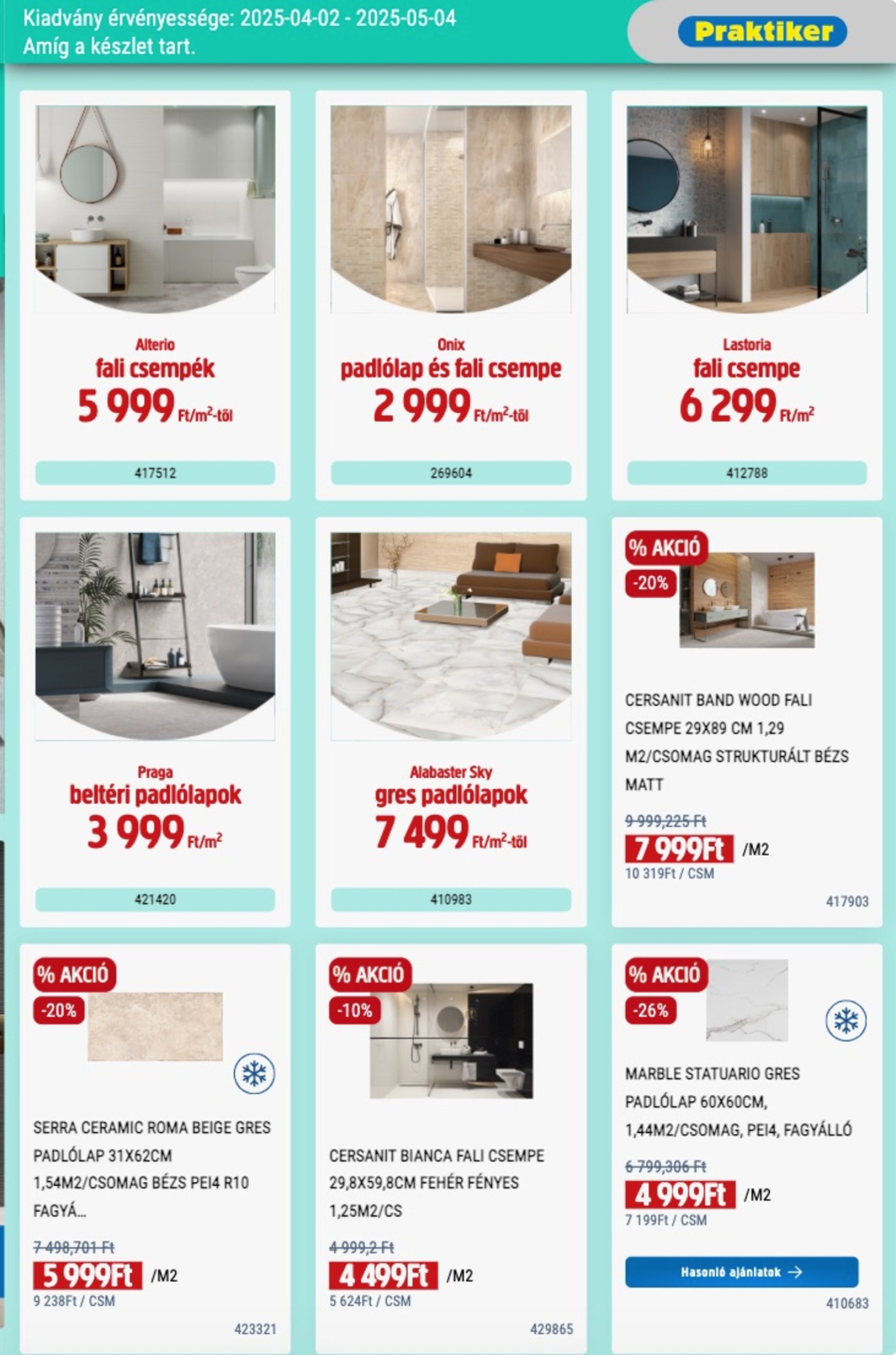 praktiker - Praktiker akciós újság, érvényes 04.02. - 05.04. - page: 8 praktiker - Praktiker akciós újság, érvényes 04.02. - 05.04. - page: 8