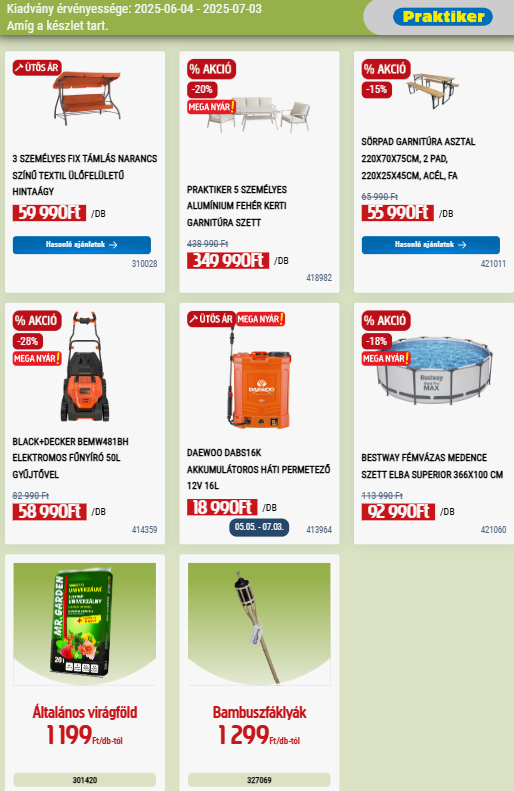 praktiker - Praktiker akciós újság, érvényes 06.04. - 07.03. - page: 14