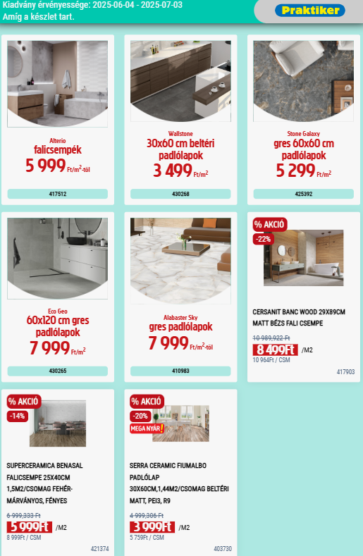 praktiker - Praktiker akciós újság, érvényes 06.04. - 07.03. - page: 3