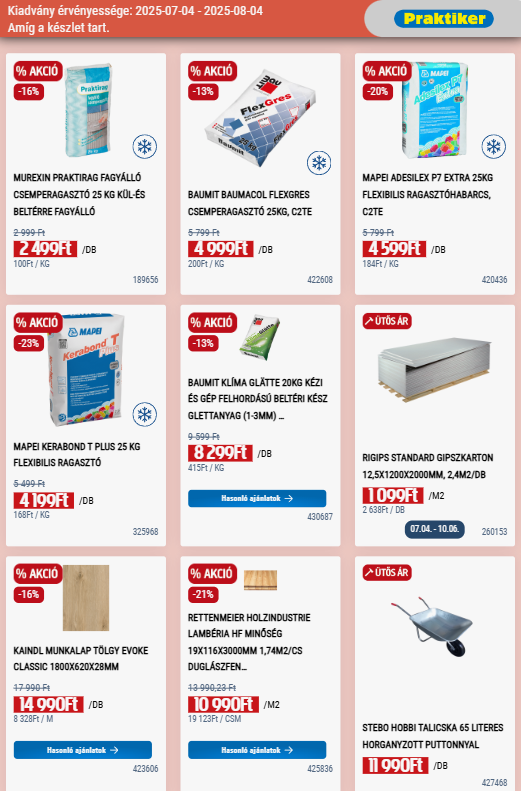praktiker - Praktiker akciós újság, érvényes 07.04. - 08.04. - page: 7