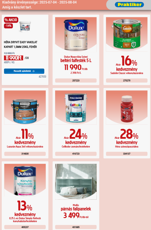 praktiker - Praktiker akciós újság, érvényes 07.04. - 08.04. - page: 6