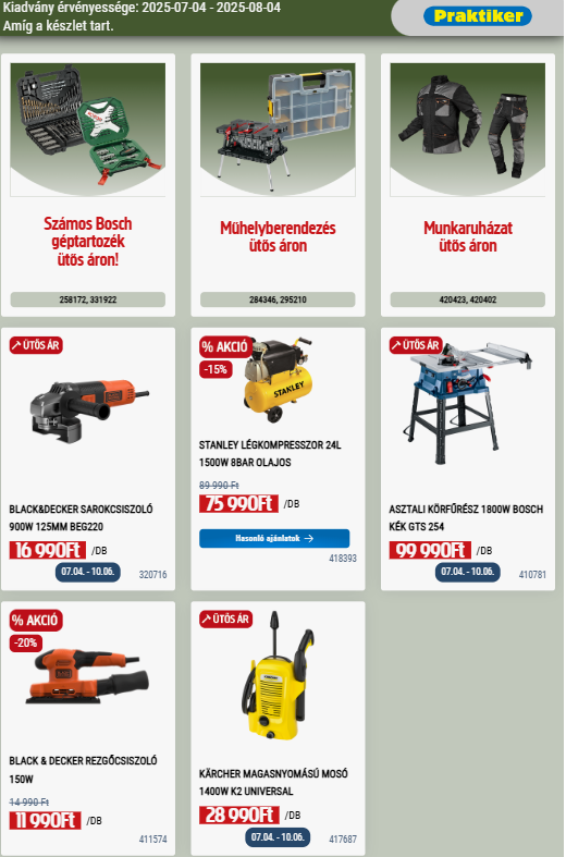 praktiker - Praktiker akciós újság, érvényes 07.04. - 08.04. - page: 9