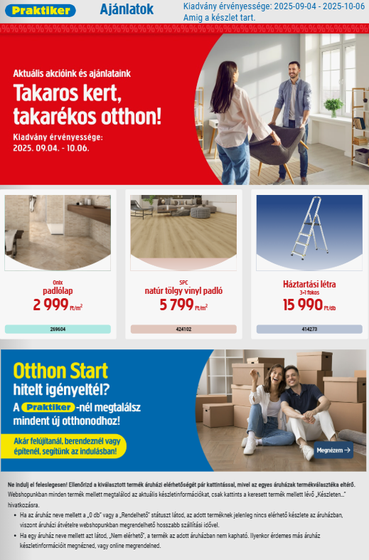 praktiker - Praktiker akciós újság, érvényes 09.04. - 10.06.