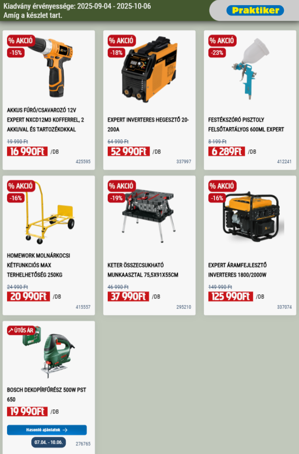 praktiker - Praktiker akciós újság, érvényes 09.04. - 10.06. - page: 10