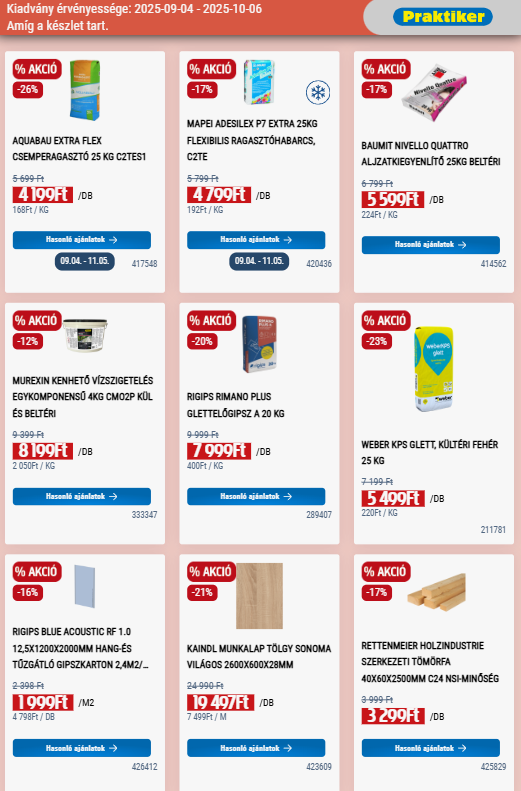 praktiker - Praktiker akciós újság, érvényes 09.04. - 10.06. - page: 4