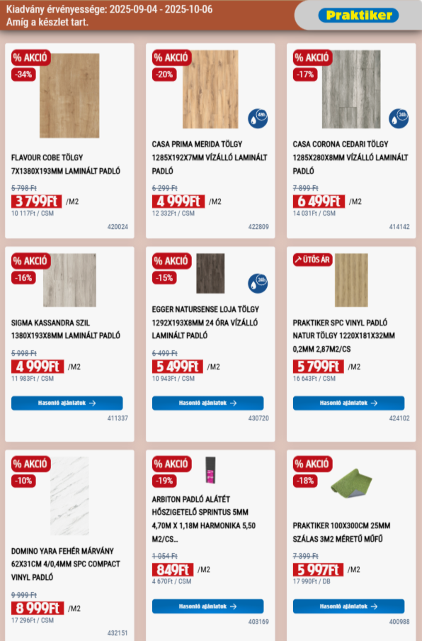 praktiker - Praktiker akciós újság, érvényes 09.04. - 10.06. - page: 7