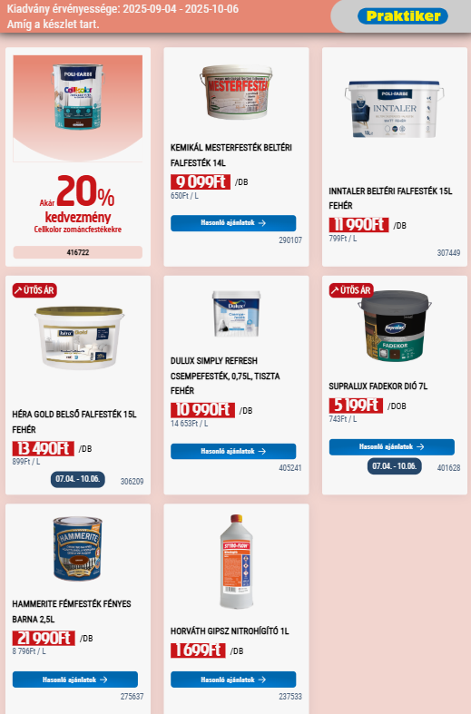 praktiker - Praktiker akciós újság, érvényes 09.04. - 10.06. - page: 5