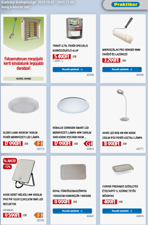 praktiker - Praktiker akciós újság, érvényes 10.07. - 11.05. - page: 16