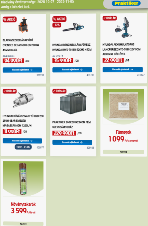 praktiker - Praktiker akciós újság, érvényes 10.07. - 11.05. - page: 6