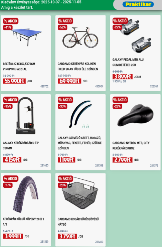 praktiker - Praktiker akciós újság, érvényes 10.07. - 11.05. - page: 17