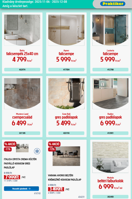 praktiker - Praktiker akciós újság, érvényes 11.06. - 12.08. - page: 5