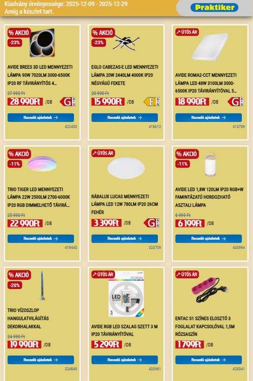 praktiker - Praktiker akciós újság, érvényes 12.09. - 12.29. - page: 3