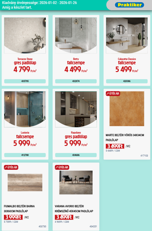 praktiker - Praktiker akciós újság, érvényes 01.02. - 01.26. - page: 9