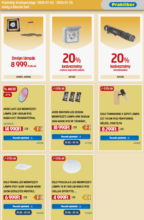 praktiker - Praktiker akciós újság, érvényes 01.02. - 01.26. - page: 3
