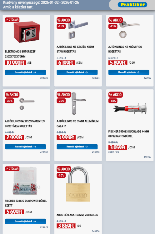 praktiker - Praktiker akciós újság, érvényes 01.02. - 01.26. - page: 17