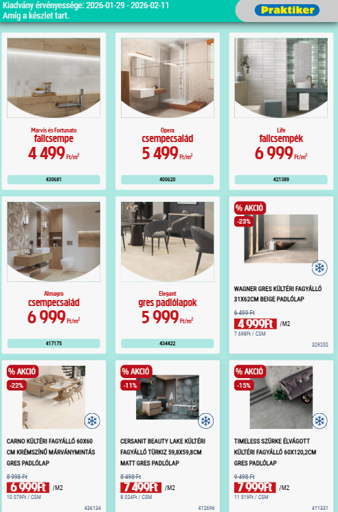 praktiker - Praktiker akciós újság, érvényes 2026.01.29. - 2026.02.11. - page: 8
