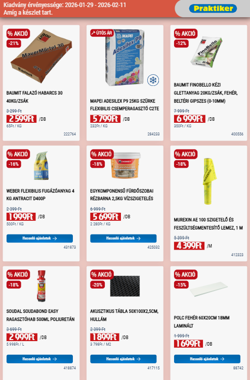 praktiker - Praktiker akciós újság, érvényes 2026.01.29. - 2026.02.11. - page: 3