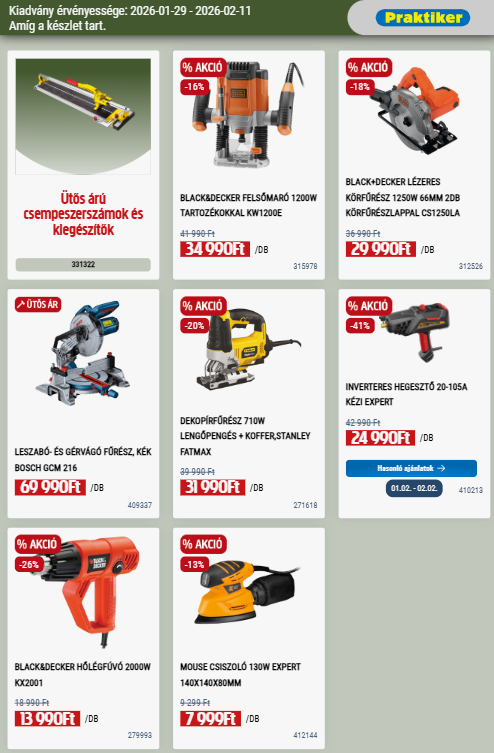 praktiker - Praktiker akciós újság, érvényes 2026.01.29. - 2026.02.11. - page: 10