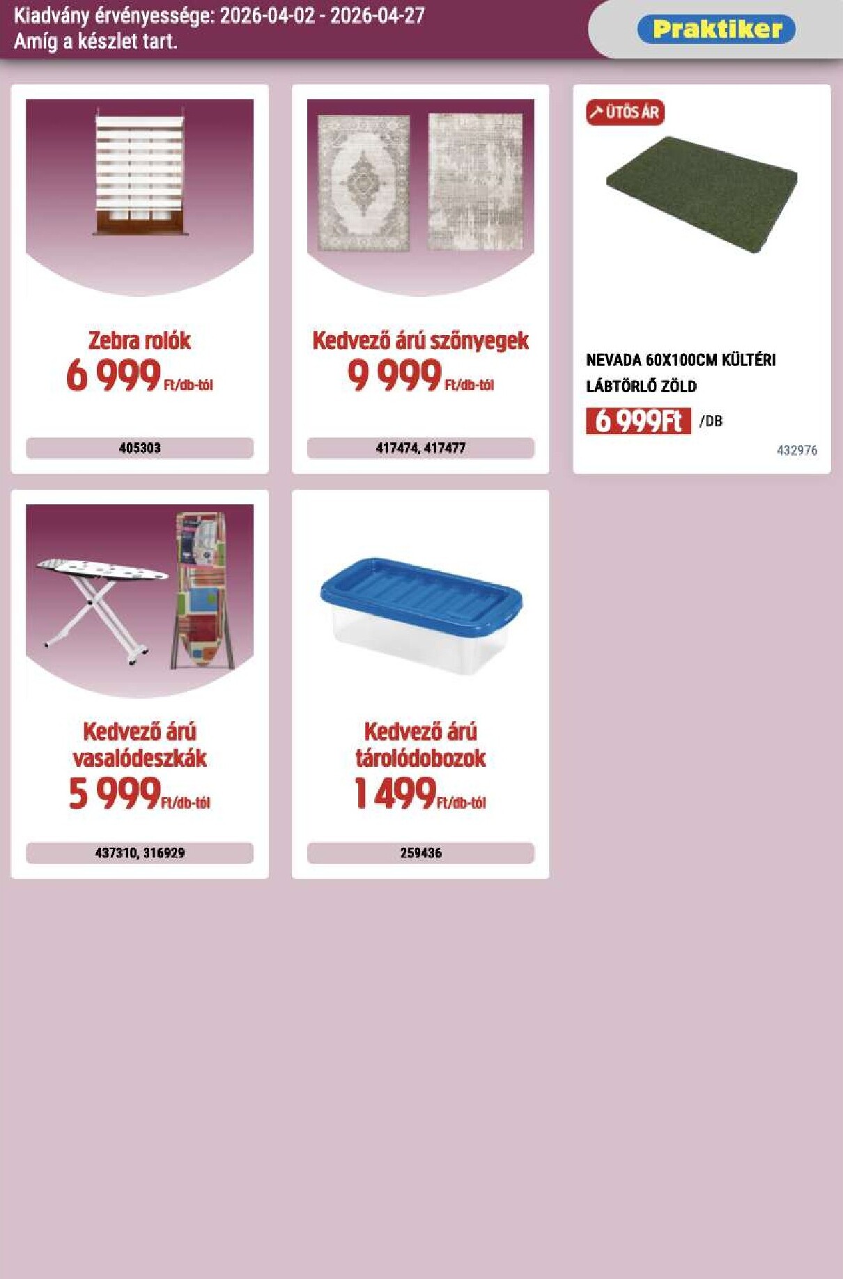 praktiker - Praktiker akciós újság, érvényes 2026.04.02. - 2026.04.27. - page: 33
