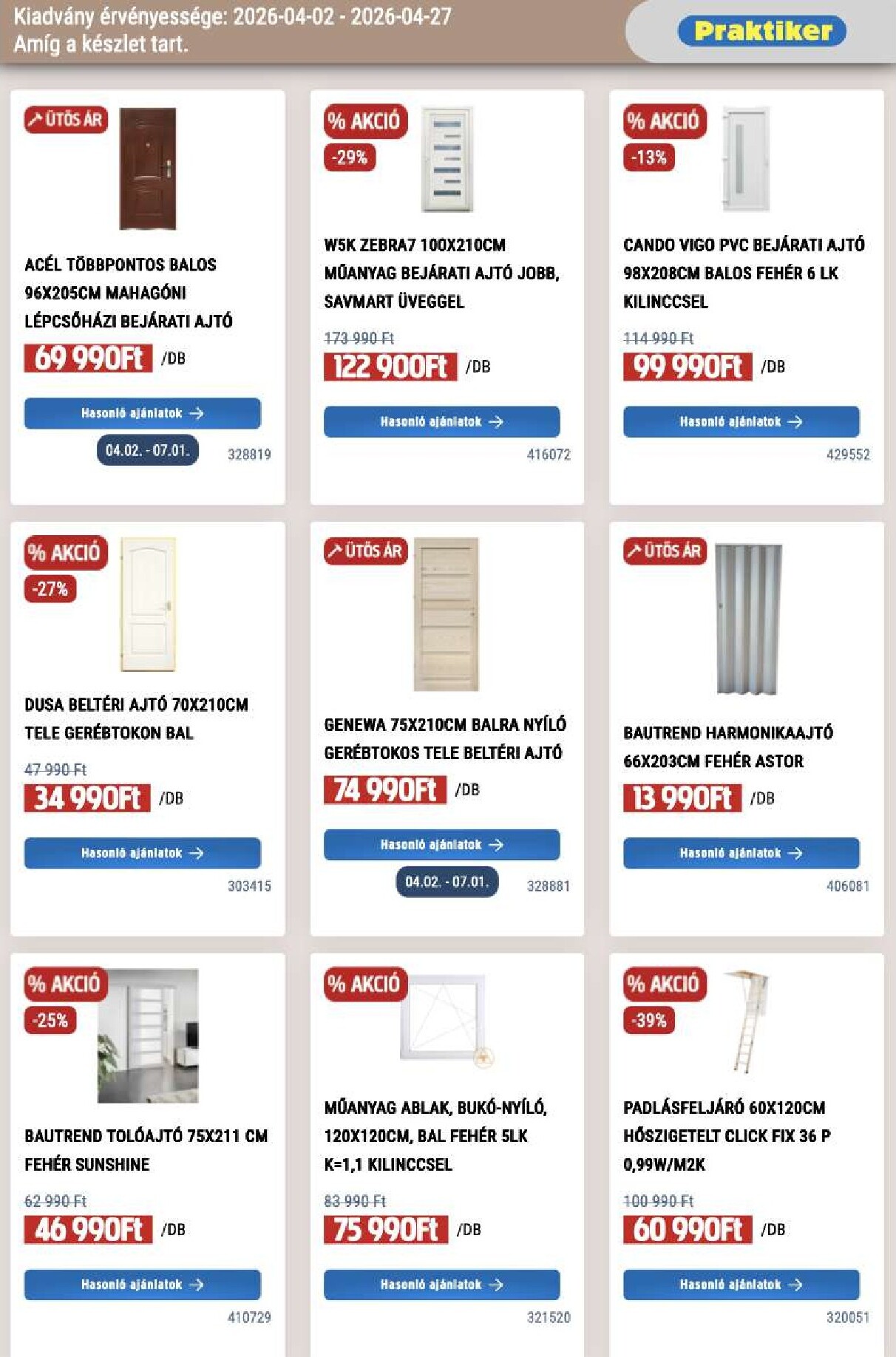 praktiker - Praktiker akciós újság, érvényes 2026.04.02. - 2026.04.27. - page: 23