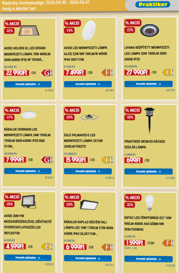 praktiker - Aktuális Praktiker szórólap érvényes csütörtöktől 2026.04.30.-től hétfőtől 2026.06.01.-ig - page: 7