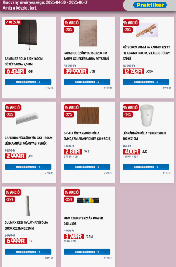 praktiker - Aktuális Praktiker szórólap érvényes csütörtöktől 2026.04.30.-től hétfőtől 2026.06.01.-ig - page: 17