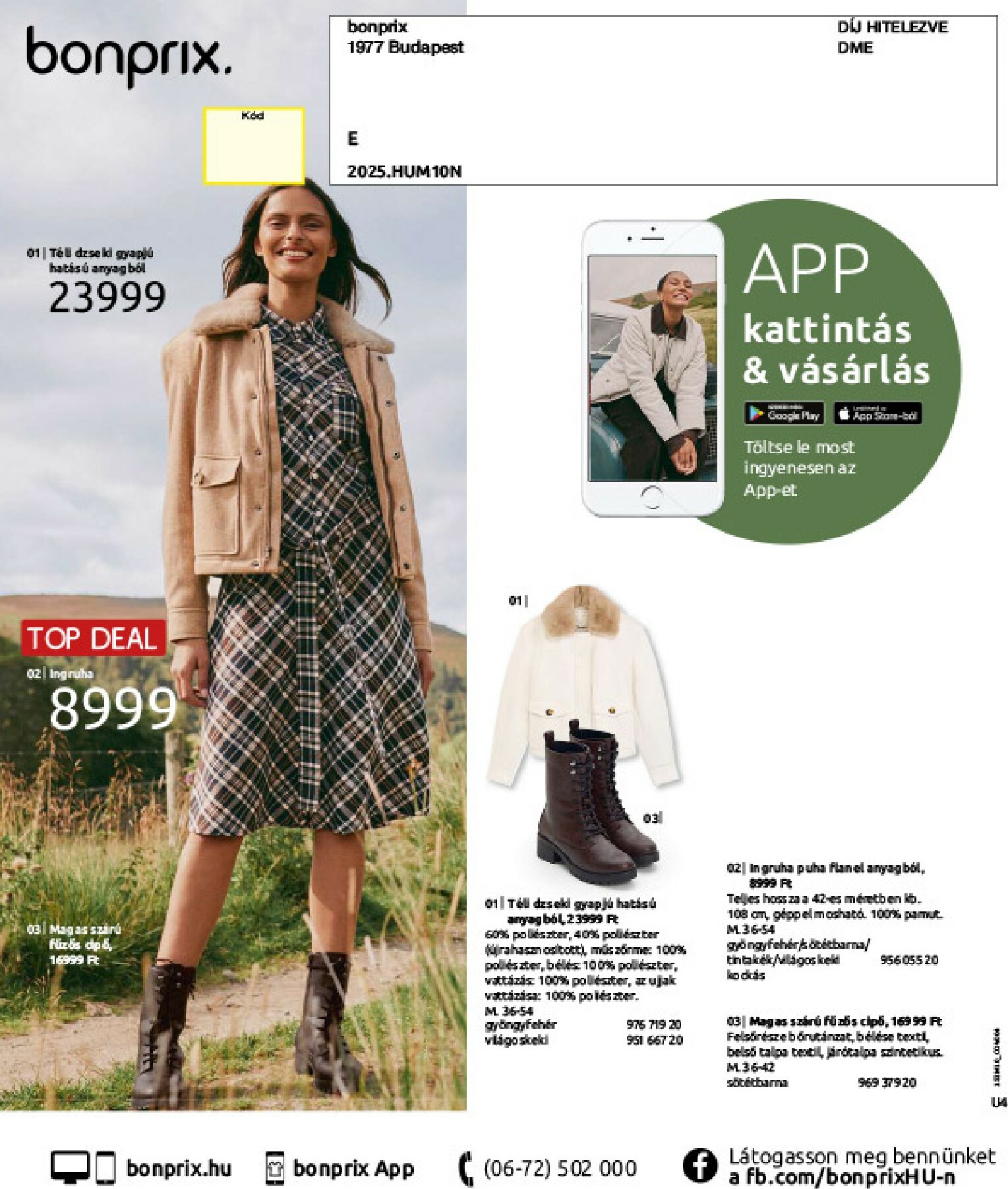 bonprix - Bonprix - Vidéki romantika akciós újság, érvényes 12.01. - 12.29. - page: 100