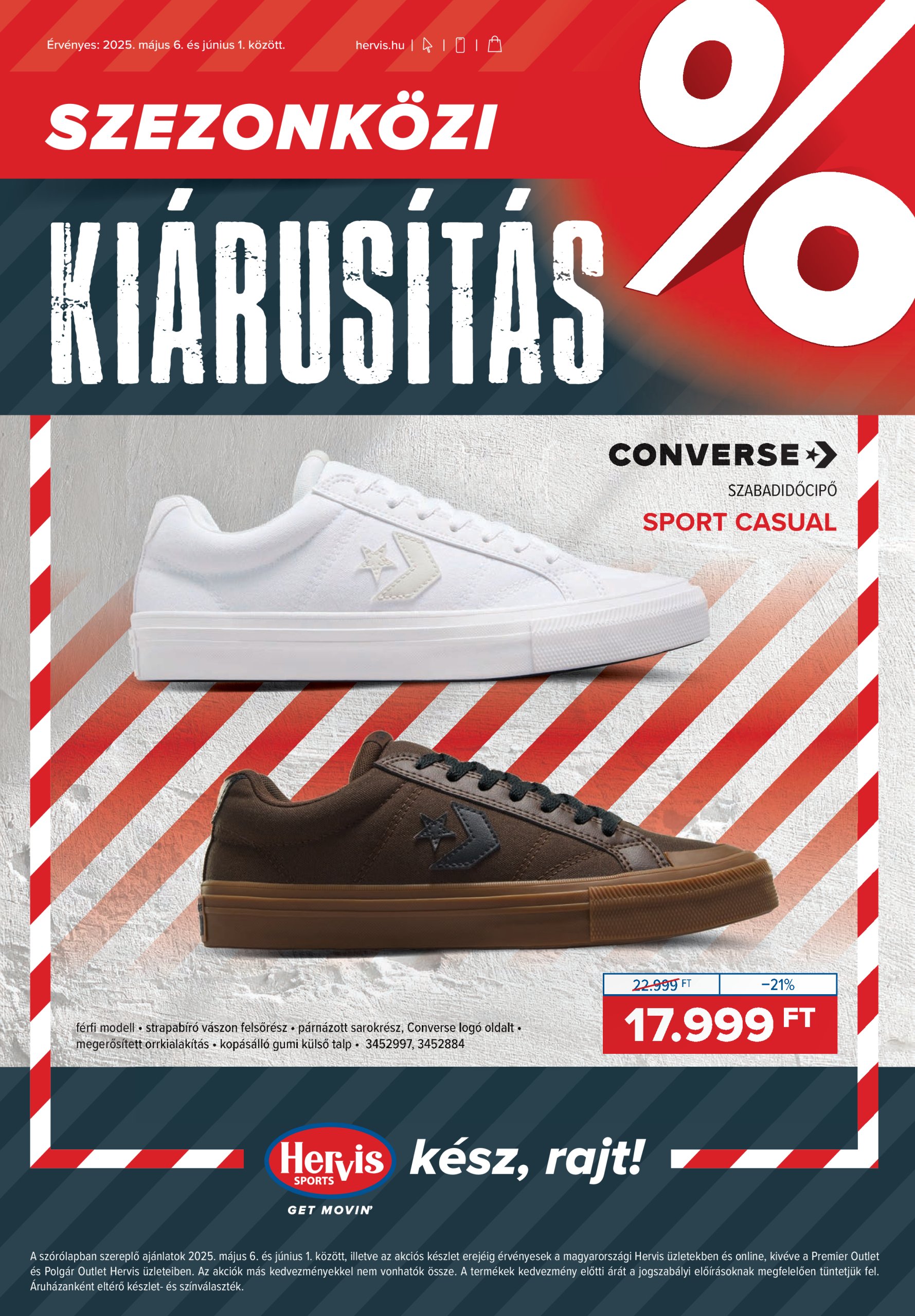 hervis - Hervis akciós újság, érvényes 05.06. - 06.01. - page: 1